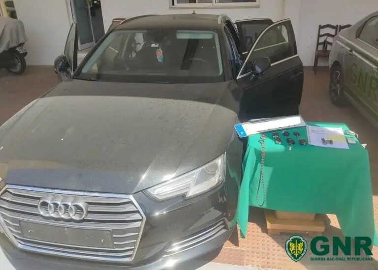 Jovem detido pela GNR por furtos de viaturas e falsificação de documentos